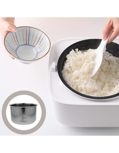 Olla Arrocera Interior Cabilock 5L Acero Inoxidable Plata