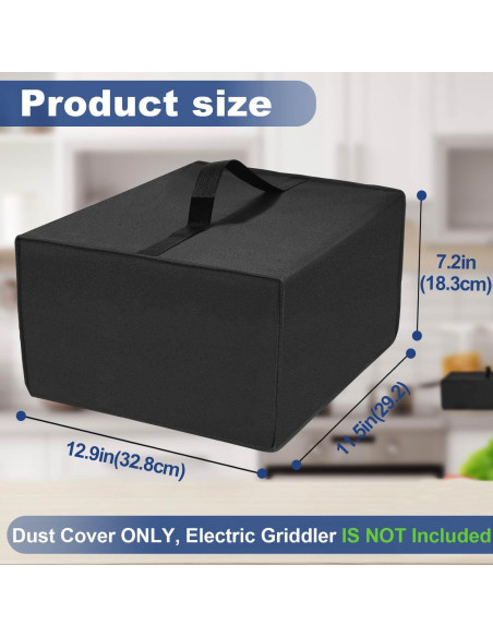 Cubierta de Polvo para Plancha Eléctrica Cuisinart GR-5BP1 - Nylon 600D