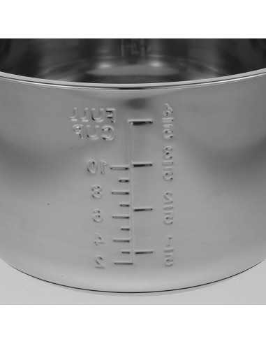 Olla Arrocera Interior Cabilock 5L Acero Inoxidable Plata