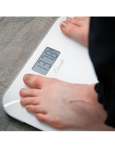 Balanza de Baño Escali Kinetic Sin Baterías Blanca