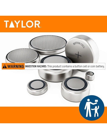 Termómetro Digital Taylor para Cocina con Pantalla LCD 15.88 cm