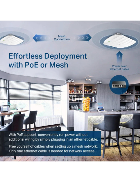 Punto de Acceso Inalámbrico TP-Link EAP225 AC1350 PoE