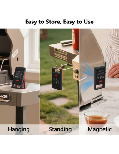 Termómetro de Carne Inalámbrico NADEZHDA con Sonda Recargable