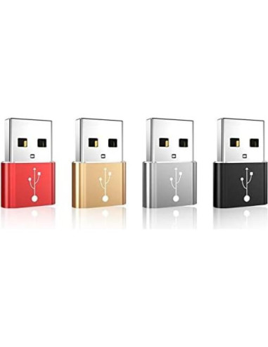 Adaptador BoxWave USB-A a C para Chromecast - Paquete de 5