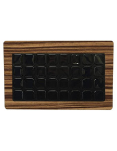 Piel de Vinilo MightySkins para Elgato Stream Deck XL - Madera Zebra Oscura