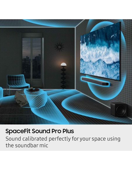 Barra de Sonido Samsung HW-Q990F 11.1.4 Canales con Subwoofer