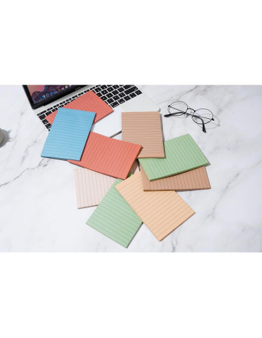 Notas Adhesivas Rayadas YEECOK 10x15 cm Vintage 360 Hojas