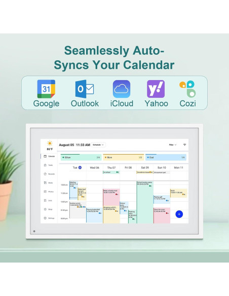 Calendario Digital Inteligente Canupdog 10.1" WiFi HD Calendario Digital Inteligente Canupdog 10.1" WiFi HD