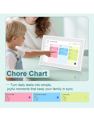 Calendario Digital Inteligente Canupdog 10.1" WiFi HD