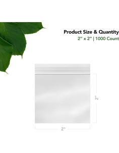 Bolsas Reutilizables Seal Fresh 5.08x5.08cm 1000 Unidades 2