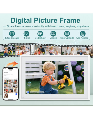 Calendario Digital Inteligente Canupdog 10.1" WiFi HD