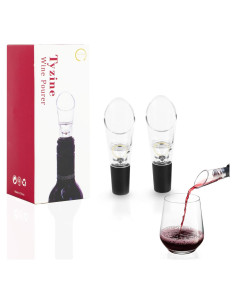 Aerador de Vino Tyzine Premium con Vertedor - Paquete de 2