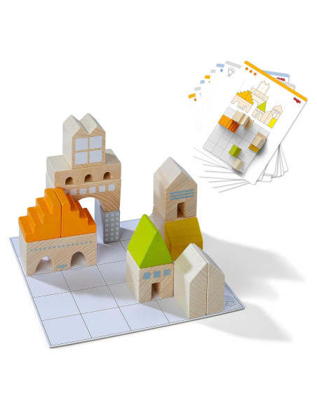 Bloques de Construcción de Madera HABA 26 Piezas Juguete STEM