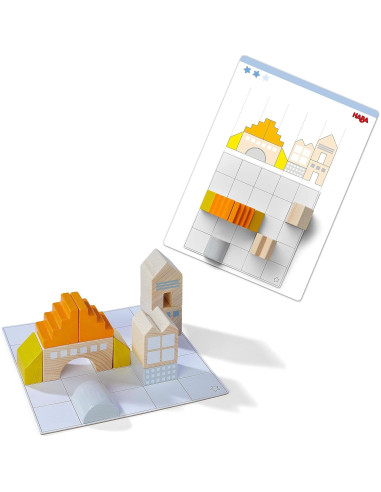 Bloques de Construcción de Madera HABA 26 Piezas Juguete STEM