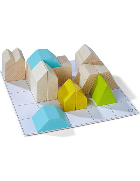 Bloques de Construcción de Madera HABA 26 Piezas Juguete STEM