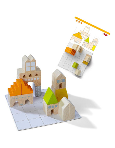 Bloques de Construcción de Madera HABA 26 Piezas Juguete STEM