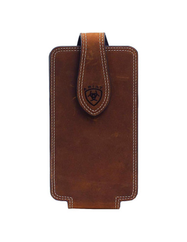Funda de Teléfono Celular ARIAT de Cuero Marrón Unisex
