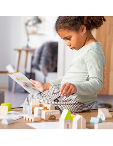 Bloques de Construcción de Madera HABA 26 Piezas Juguete STEM