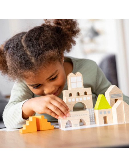 Bloques de Construcción de Madera HABA 26 Piezas Juguete STEM