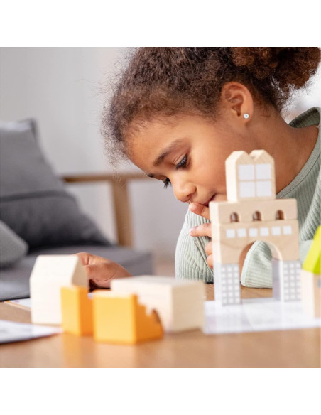 Bloques de Construcción de Madera HABA 26 Piezas Juguete STEM