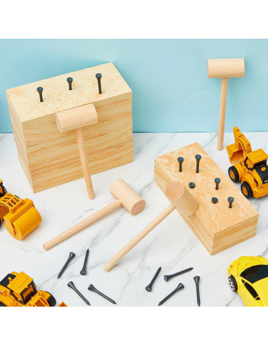 Set de Herramientas de Carpintería para Niños Realspring 8 Piezas