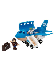 Avión de Madera BRIO 33306 | Juguete Creativo 5 Piezas