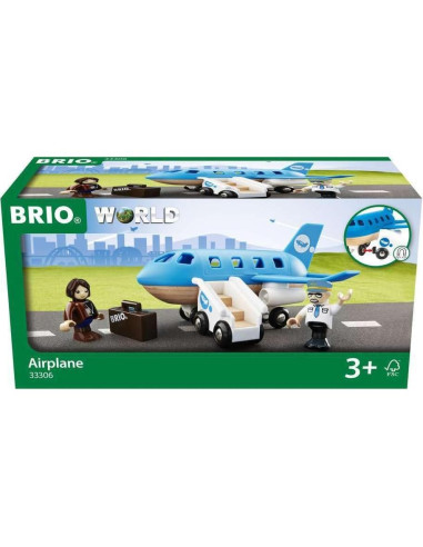 Avión de Madera BRIO 33306 | Juguete Creativo 5 Piezas