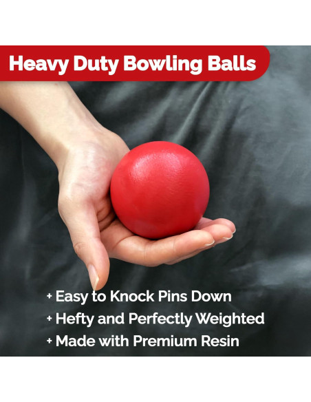 Conjunto de bolos de césped STERLING 10 pines de madera 11"