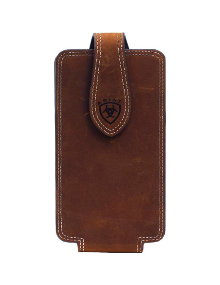 Funda de Teléfono Celular ARIAT de Cuero Marrón Unisex
