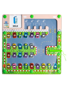 Laberinto Alfabético Magnético NELL&WELL - Juguete Montessori 30cm