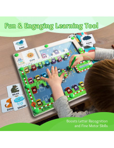 Laberinto Alfabético Magnético NELL&WELL - Juguete Montessori 30cm 2