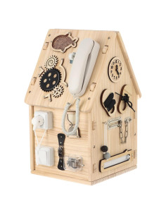 Juguete Educativo Casa Ocupada Montessori de Madera 6.22 kg