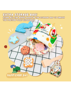 Juego de Hornear Galletas de Madera Masonbaby 29 Piezas 2