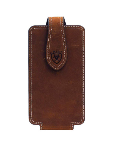 Funda de Teléfono Celular ARIAT de Cuero Marrón Unisex