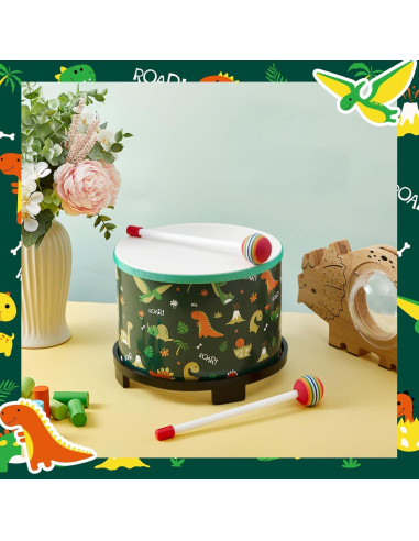 Batería de Suelo Boao para Niños 20.3 x 16.5 cm Dinosaurio