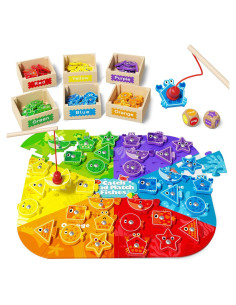 Juego de Pesca Magnético Montessori Edutree 25.4cm para Niños