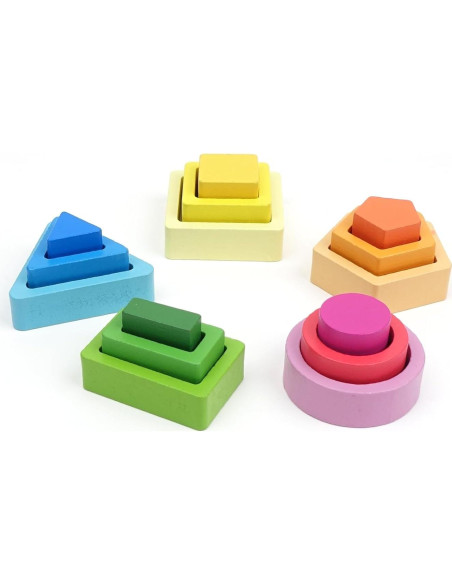 Juguete Montessori Clasificador de Formas y Colores Kente Juguete Montessori Clasificador de Formas y Colores Kente