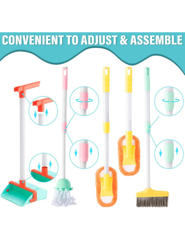 Juego de Limpieza para Niños TUZT 14 Piezas Ajustables