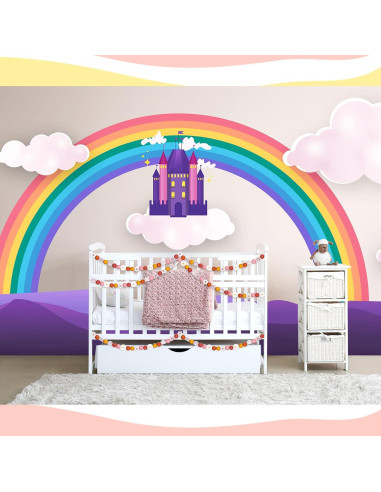 200 Perlas de Madera Arcoíris Waydress para Manualidades DIY