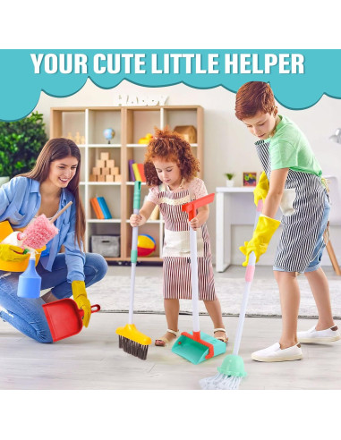 Juego de Limpieza para Niños TUZT 14 Piezas Ajustables