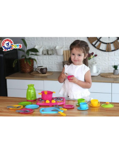 Juego de Cocina de Juguete TECHNOK 38 Piezas para Niños 2