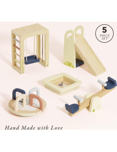 Conjunto de Muebles de Jardín para Casa de Muñecas Le Toy Van 2