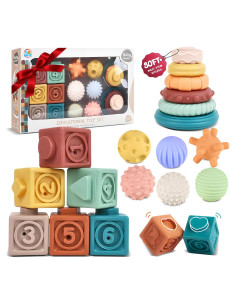 Juguetes Montessori 3 en 1 ROHSCE para Bebés 6-12 Meses