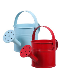 2 Regaderas de Metal para Niños Toddmomy - 15x7.5cm Rojo