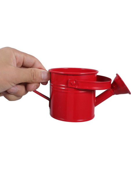 2 Regaderas de Metal para Niños Toddmomy - 15x7.5cm Rojo