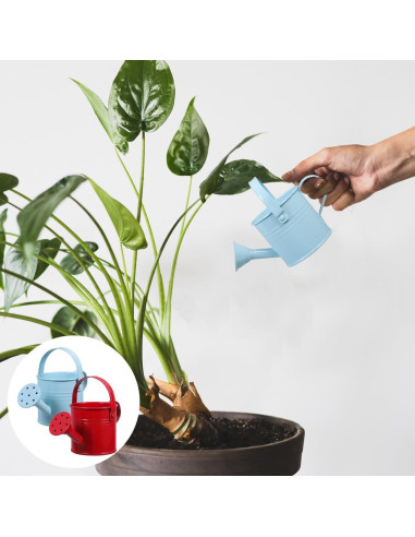 2 Regaderas de Metal para Niños Toddmomy - 15x7.5cm Rojo