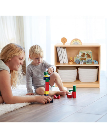 Estante Montessori OOOK 3 Niveles para Almacenamiento de Juguetes