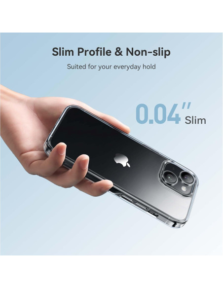 Funda CASEKOO para iPhone 14/13 6.1" Cristal Claro