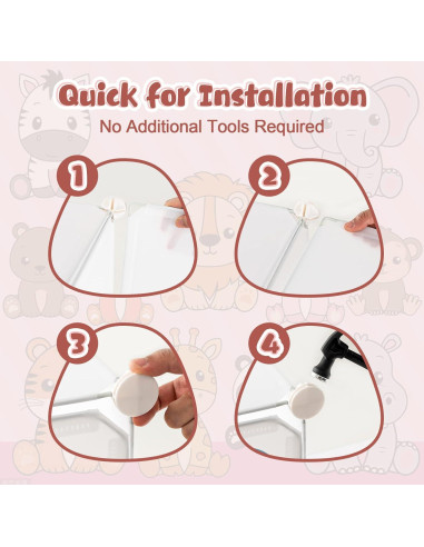 Armario Infantil Costzon 8 Cubos Blanco Organizador Modular