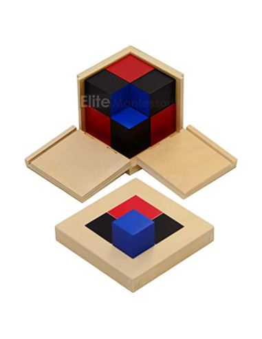 Cubo Binomial Elite Montessori - 8 Bloques de Madera
